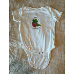 24 Mon Little Bookworm Onesie